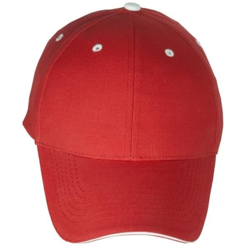 6 Panel Structured Cap with Sandwich Visor