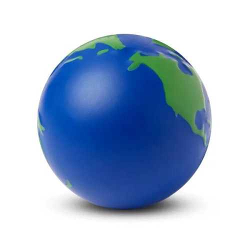 Globe Earth Shape Stress Ball