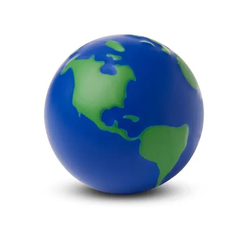 Globe Earth Shape Stress Ball