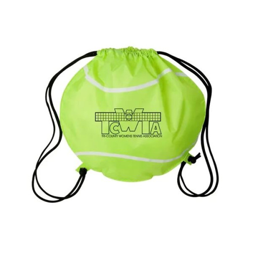 Game Time! Tennis Ball Drawstring Bag
