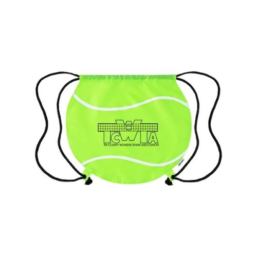 Game Time! Tennis Ball Drawstring Bag