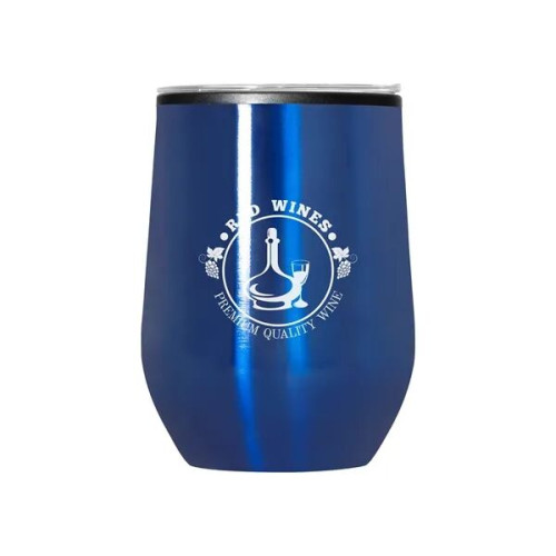 12 oz Budget Stemless Wine Tumbler With Lid