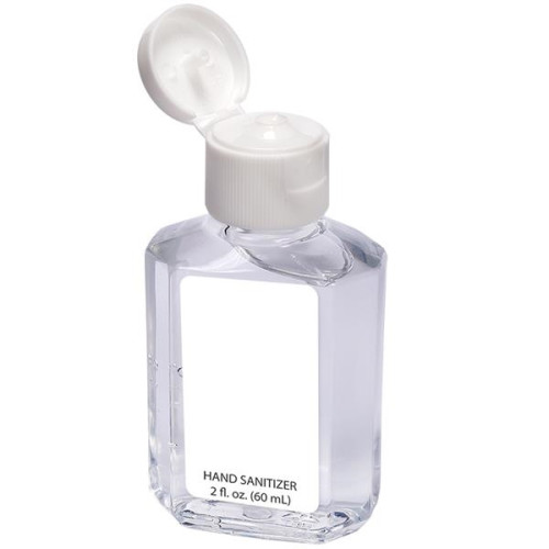 Gel Sanitizer in Square Bottle - 2 oz.