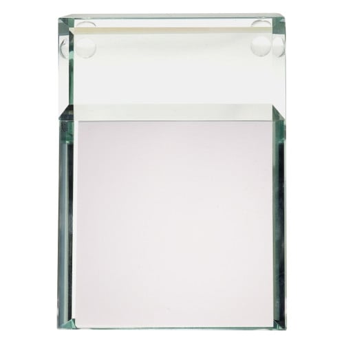 Atrium Glass Message Pad Holder