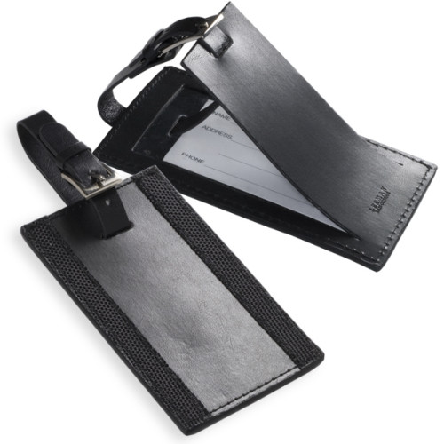 Leeman Majestic Leather Luggage Tag