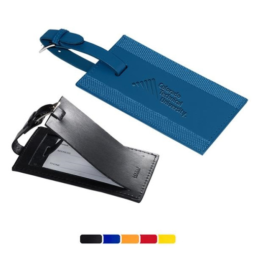 Leeman Majestic Leather Luggage Tag