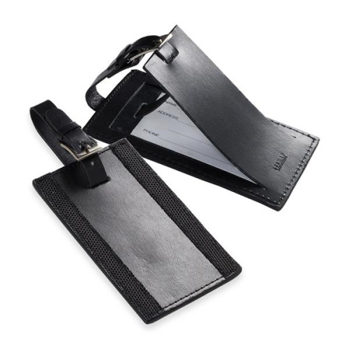 Leeman Majestic Leather Luggage Tag