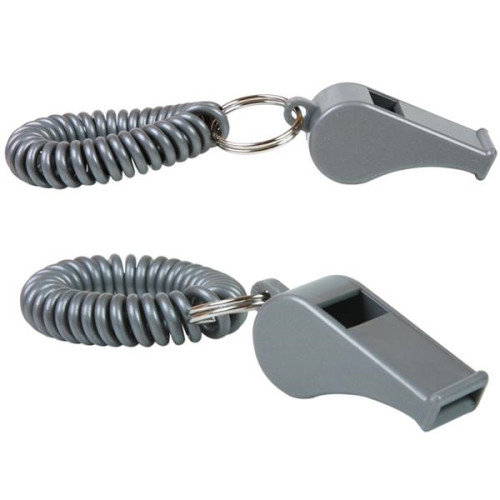 Whistle Key Chain with Coil