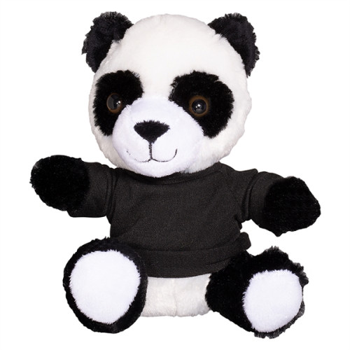 7" Plush Panda with T-Shirt