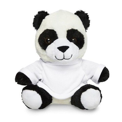 7" Plush Panda with T-Shirt