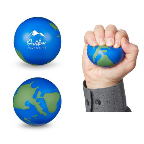 Globe Earth Super Squish Stress Ball Sensory Toy