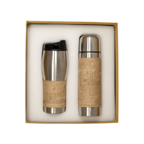 Casablanca Thermal Bottle And Tumbler Gift Set
