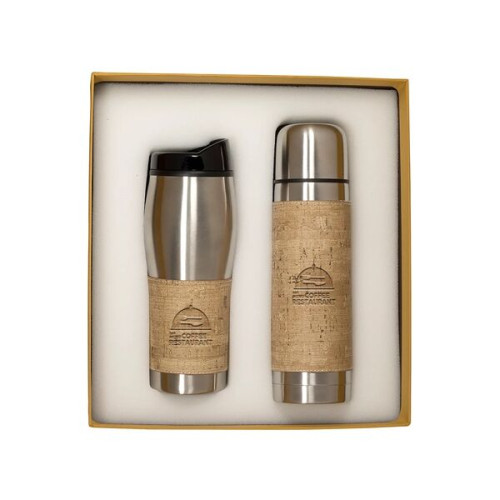 Casablanca Thermal Bottle And Tumbler Gift Set