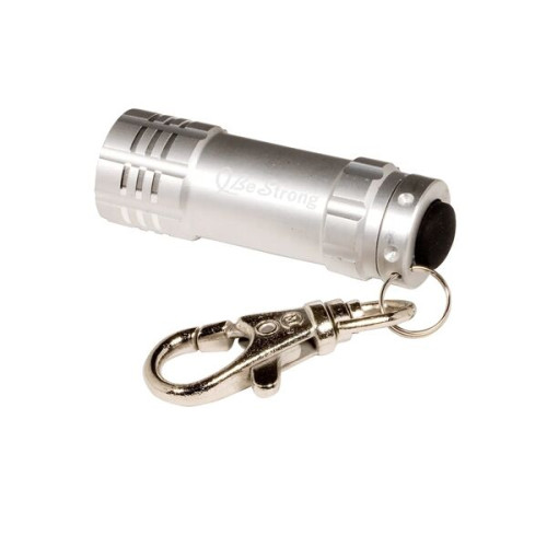 Micro 3 LED Flashlight With Keychain
