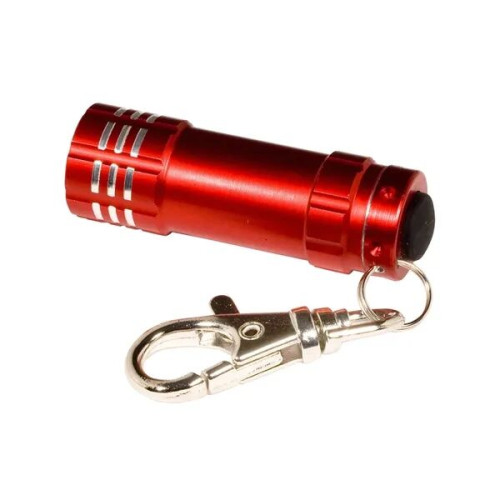 Micro 3 LED Flashlight With Keychain