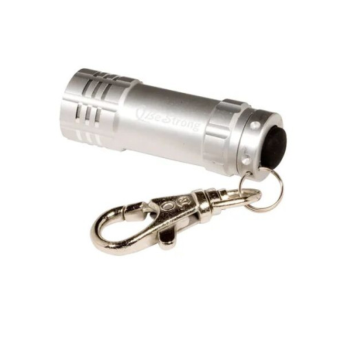 Micro 3 LED Flashlight With Keychain