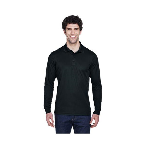 Core365® Men's Pinnacle Performance Long-Sleeve Pique Polo