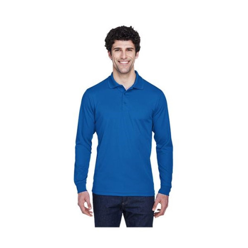 Core365® Men's Pinnacle Performance Long-Sleeve Pique Polo