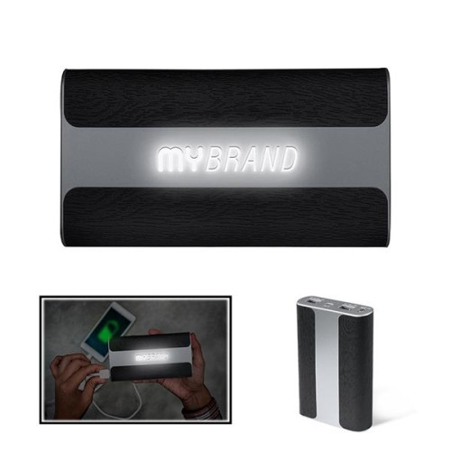 Leeman Light-Up-Your-Logo Power Bank