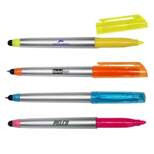 Highlighter Pen with Stylus