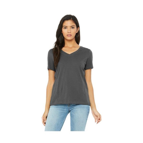 Bella+Canvas® Ladies' Relaxed Jersey Short-Sleeve V-Neck ...