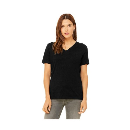 Bella+Canvas® Ladies' Relaxed Jersey Short-Sleeve V-Neck ...