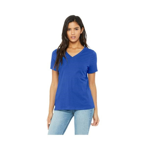 Bella+Canvas® Ladies' Relaxed Jersey Short-Sleeve V-Neck ...