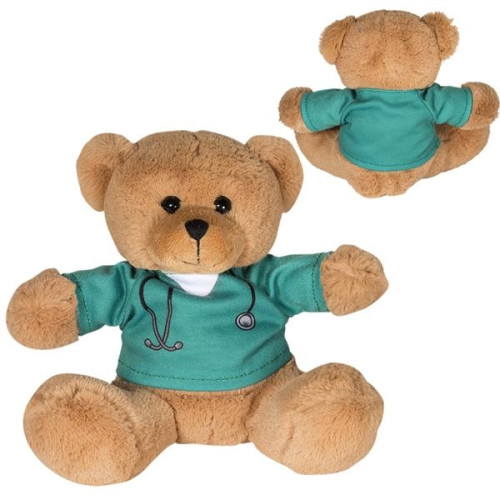 7" Doctor Or Nurse Plush Bear