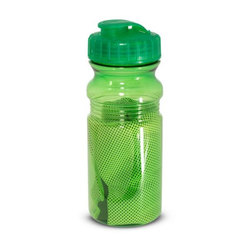 Cooling Towel in Water Bottle