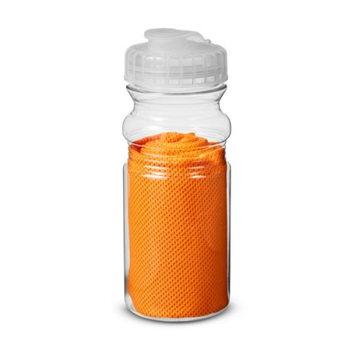 Cooling Towel in Water Bottle