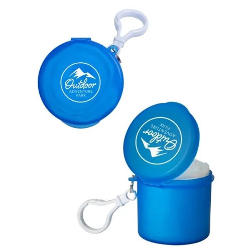 Poncho In Carabiner Case