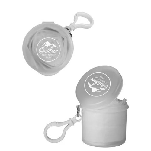 Poncho In Carabiner Case