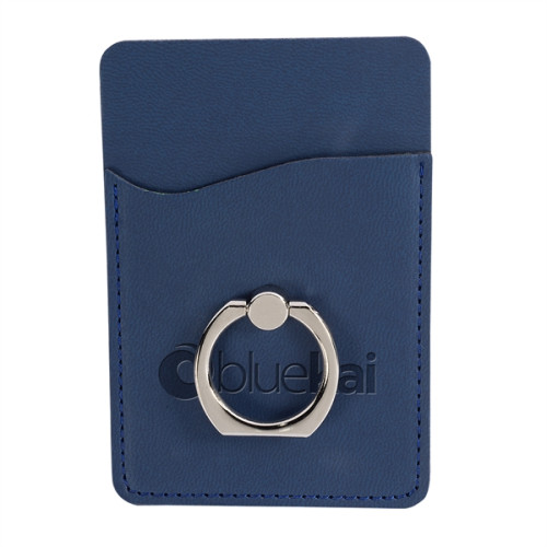 Tuscany™ Card Holder with Metal Ring Phone Stand