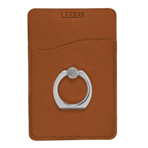 Tuscany™ Card Holder with Metal Ring Phone Stand