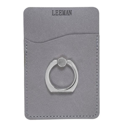 Tuscany™ Card Holder with Metal Ring Phone Stand