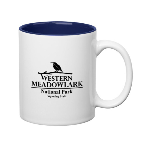 11 Oz. Colored Stoneware Mug With C-Handle