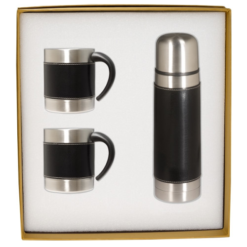 Empire Thermal Bottle & Coffee Cups Gift Set