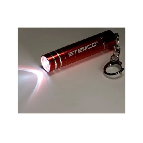 Micro 1 LED Flashlight With Keychain