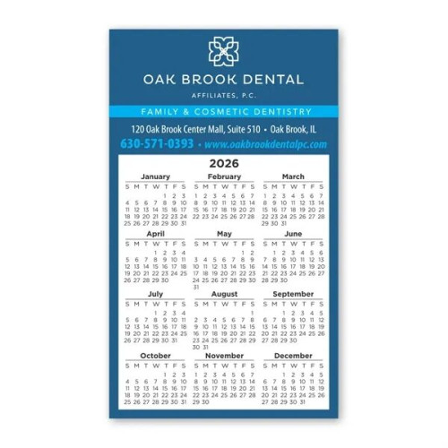 Calendar Sq Crnr Magnet 2-29/32 x 4-15/16