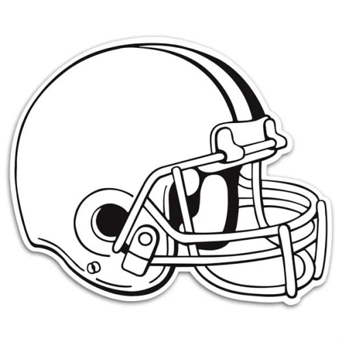 Small Helmet Car Sign Magnet