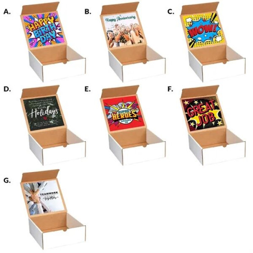 24 pack Sweet and Salty Snack Box with Label