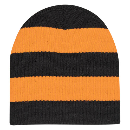 Rugby Stripe Knit Beanie