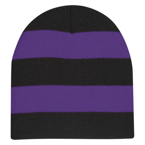 Rugby Stripe Knit Beanie