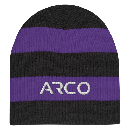 Rugby Stripe Knit Beanie