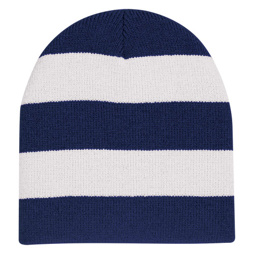 Rugby Stripe Knit Beanie