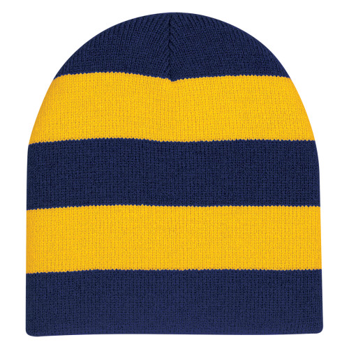 Rugby Stripe Knit Beanie