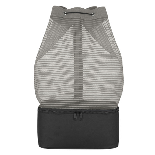 Sheer Mesh Pinstripe Sling With Kooler