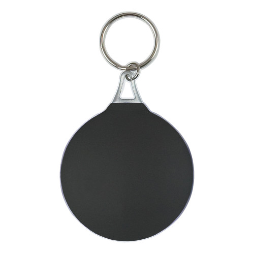 Rubber Key Chain With Microfiber Cleaning Cloth