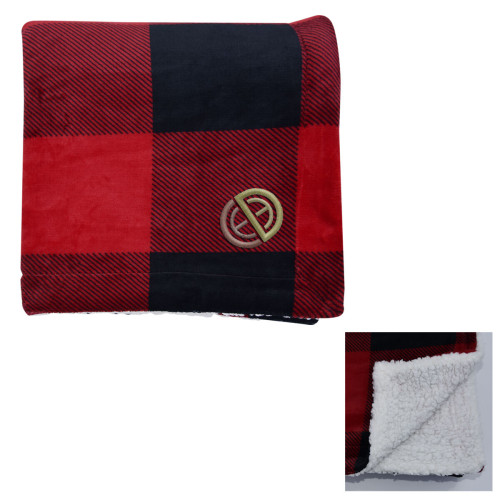 Buffalo Plaid Sherpa Blanket