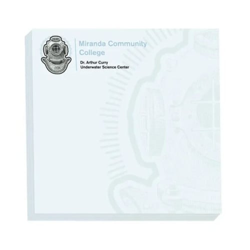 Souvenir® Sticky Note™ 3" x 3" Pad, 25 sheet